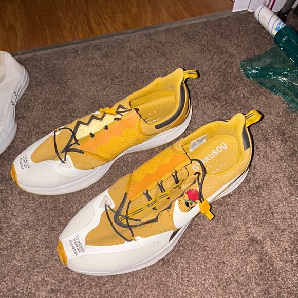 NIKE ZOOM PEGASUS 36 TRAIL TR GYAKUSOU‎ UNDERCOVER LAB ROSE WHITE/YELLOW Size 15